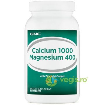 Calciu 1000mg + Magneziu 400mg 180tb