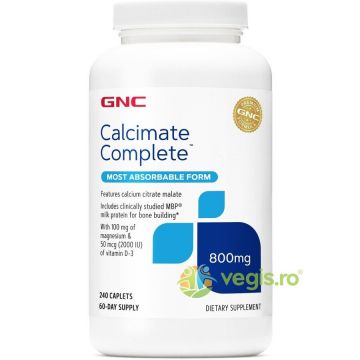 Calciu Citrat Malat (Calcimate Complete) 800mg 240tb