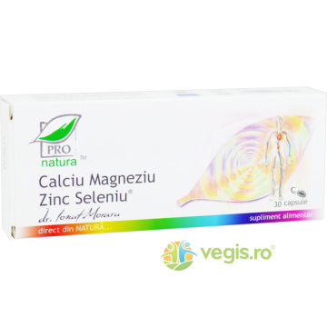 Calciu Magneziu Zinc Seleniu 30cps