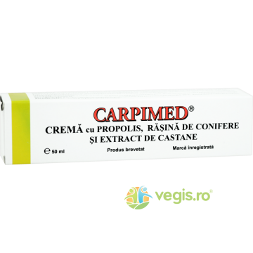 Carpimed Crema cu Propolis, Rasina de Conifere si Extract de Castane 50ml