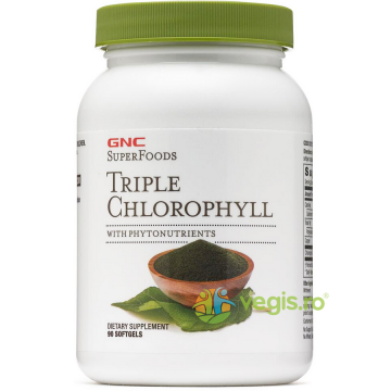 Clorofila Tripla cu Fitonutrienti SuperFoods 90cps moi