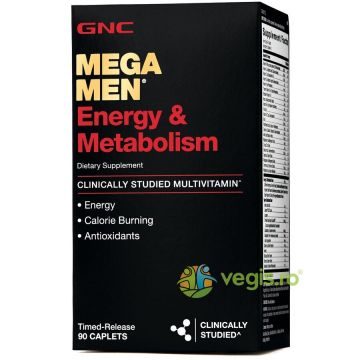 Complex de Multivitamine pentru Barbati Energie si Metabolism Mega Men 90tb