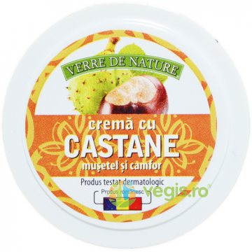 Crema cu Castane, Musetel si Camfor 20g