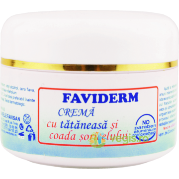 Crema cu Tataneasa si Coada Soricelului Faviderm 50ml