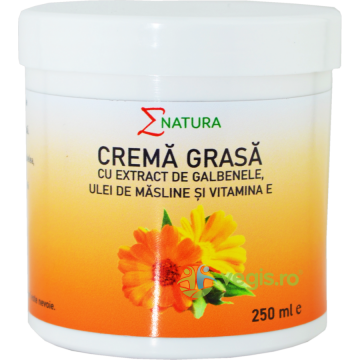 Crema Grasa cu Galbenele, Ulei de Masline si Vitamina E 250ml