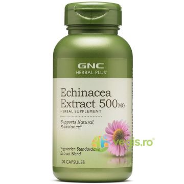 Echinacea Extract Herbal Plus 500mg 100cps