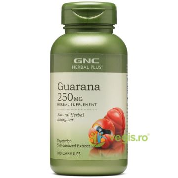 Guarana 250mg Herbal Plus 100cps
