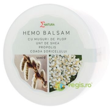 Hemo Balsam cu Muguri de Plop si Unt de Shea 50ml