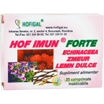Hof Imun (Hofimun) Forte 20cpr masticabile