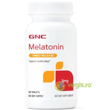 Melatonina 3mg 60tb cu eliberare prelungita