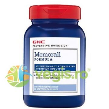 Memorall Formula Pentru Sustinerea Memoriei Preventive Nutrition 60cps moi