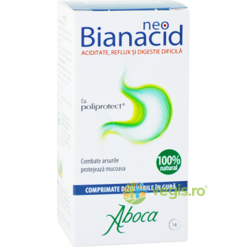 NeoBianacid pentru Aciditate, Reflux si Digestie Dificila 14cps