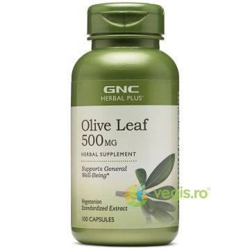 Olive Leaf (Extract din Frunze de Maslin) Herbal Plus 500mg 100cps