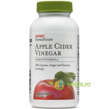 Otet din Cidru de Mere (Apple Cider Vinegar) Super Foods 120tb