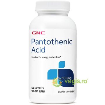 Pantothenic Acid (Acid Pantotenic) 500mg 100cps moi