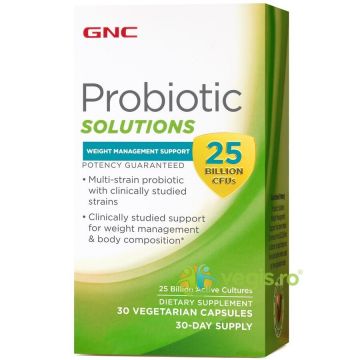 Probiotic Suport Pentru Controlul Greutatii 25 Miliarde Culturi Vii (CFU) 30cps vegetale