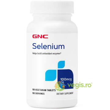 Seleniu 100mcg 100tb vegetale