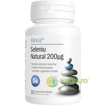 Seleniu Natural 200mg 30cpr