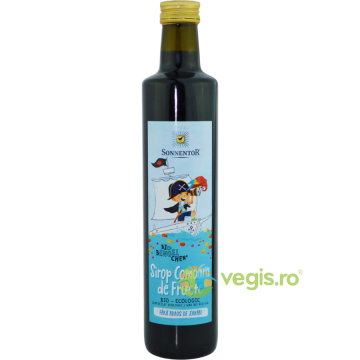 Sirop Ingerasi Comoara cu Fructe fara Zahar Ecologic/Bio 500ml