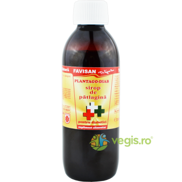 Sirop Plantago-Diab de Patlagina pentru Diabetici 250ml