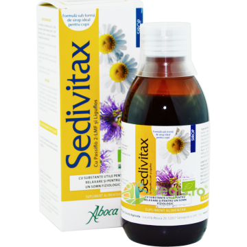 Sirop Sedivitax pentru Copii cu Extract de Floarea Pasiunii si Musetel Ecologic/Bio 220g