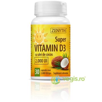 Super Vitamina D3 2000UI 30cps moi