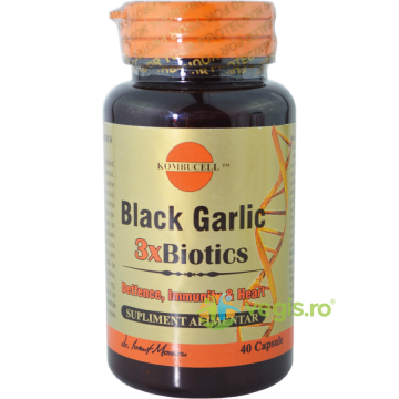 Usturoi Negru (Black Garlic) 3XBiotice 40cps