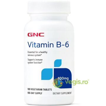 Vitamina B-6 100mg 100tb vegetale