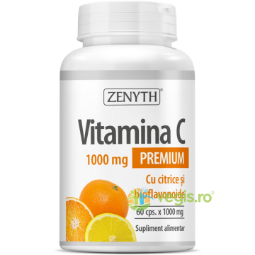 Vitamina C cu Citrice si Bioflavonoide 1000mg 60cps