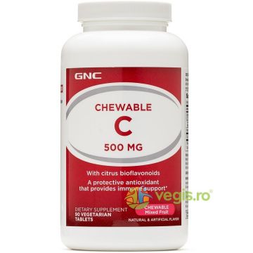 Vitamina C Masticabila 500mg 90tb vegetale