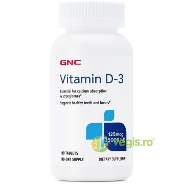 Vitamina D3 125mcg (5000iu) 180tb