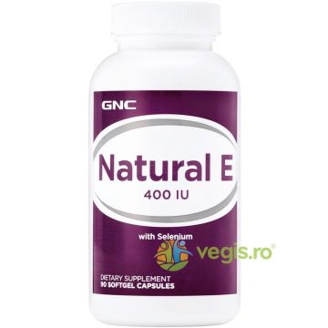 Vitamina E Naturala 400ui cu Seleniu 90cps moi