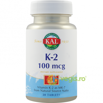 Vitamina K-2 100mcg 30tb Secom,