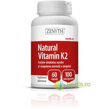 Vitamina K2 Naturala 100mcg 60cps