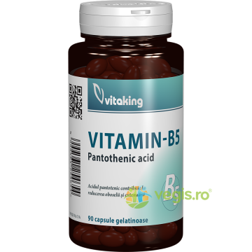 Acid Pantotenic B5 200mg 90cps