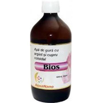 APA DE GURA AQUANANO (argint, cupru) BIOS 12ppm 500ml, AQUANANO