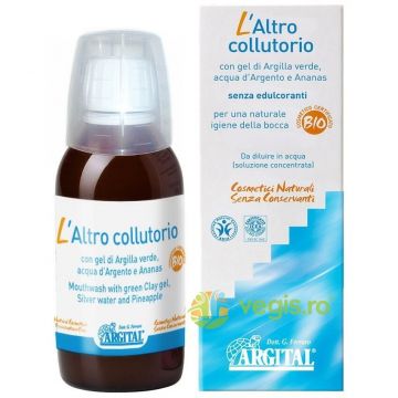 Apa de Gura cu Gel de Argila Verde, Apa de Argint si Ananas Bio 100 ml