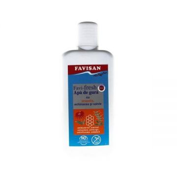 Apa de Gura cu Propolis, Echinacea si Salvie Favifresh, ECO-BIO, 125ml - Favisan