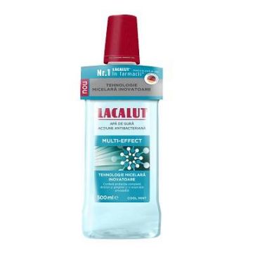 Apa de gura micelara Multi-Effect, 500ml - Lacalut