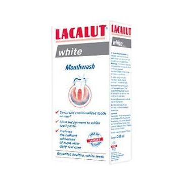 Apa de gura, White, 300ml - Lacalut