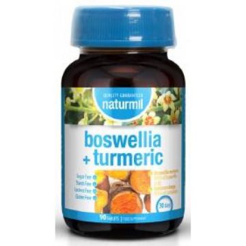 BOSWELLIA 400mg + TURMERIC 1mg, 90 comprimate, DIETMED-NATURMIL