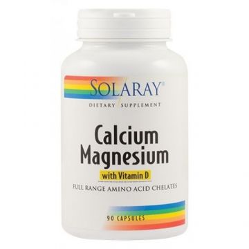 Calciu Magneziu cu Vitamina D 90cps Secom