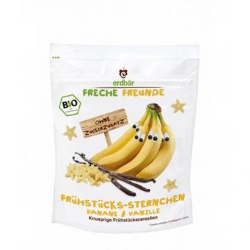 Cereale Stelute Banane Vanilie Eco 125g, Bio Holistic