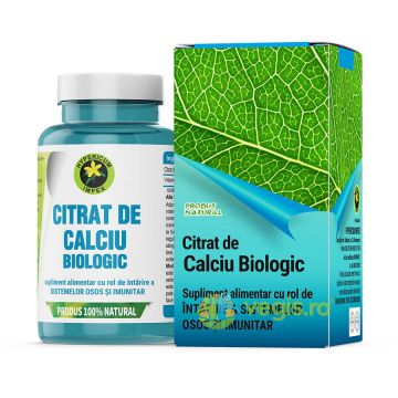 Citrat de Calciu Biologic 60cps