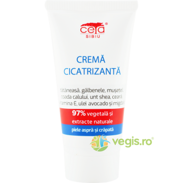 Crema Cicatrizanta cu Tataneasa si Vitamina E 97% Vegetala 50ml