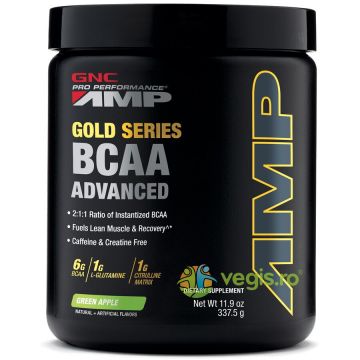 Formula Avansata de BCAA cu Aroma de Mere Verzi Pro Performance Amp Gold Series 337.5g