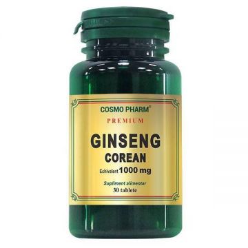 Ginseng Corean, 1000mg - Cosmo Pharm 30 tablete