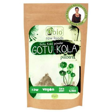 Gotu Kola pulbere raw eco-bio 60g OBio