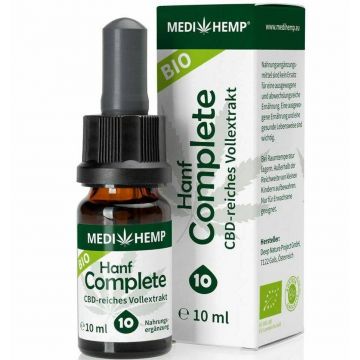 Hemp Complete 10% CBD, eco-bio, 10ml Medihemp