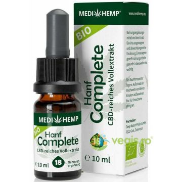 Hemp Complete cu 18% CBD Ecologic/Bio 10ml